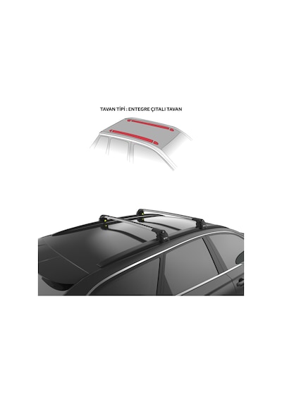 Peugeot 2008 2020-2023 Turtle Air2 Ara Atkı Gri