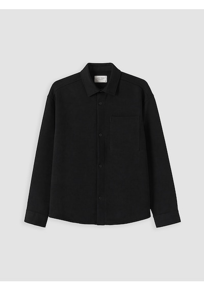 Lcw Vision Siyah Regular Fit Erkek Gömlek Ceket