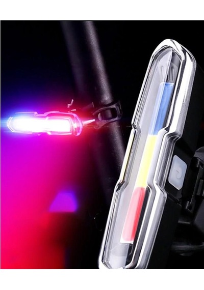 Forte GT Bisiklet USB şarjlı Led Kırmızı Mavi Beyaz Xbyc 6017-3