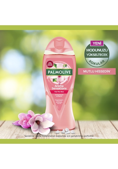 Palmolive Aroma Sensation Feel The Glow Ölü Deniz Tuzu ve Manolya Çiçeği Özü Banyo ve Duş Jeli 500 ML