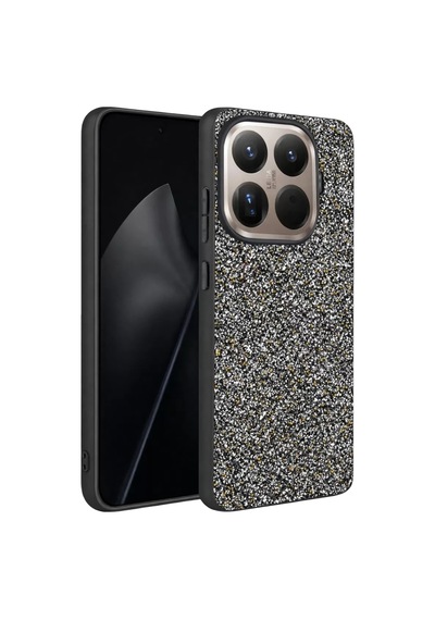 Onegif Xiaomi Mi 15t Pro Uyumlu Bright Simli Kapak - Gold