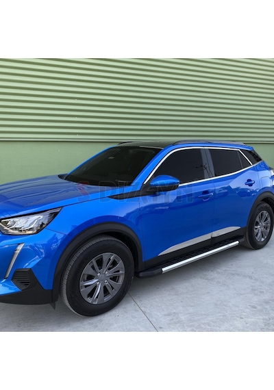 S-Dizayn  Peugeot 2008 2 Krom Yan Kapı Çıtası 4 Prç 2020  Üzeri