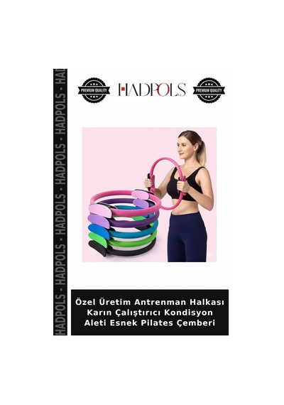 Özel Üretim Antrenman Halkası Karın Çalıştırıcı Kondisyon Aleti Esnek Pilates Çemberi