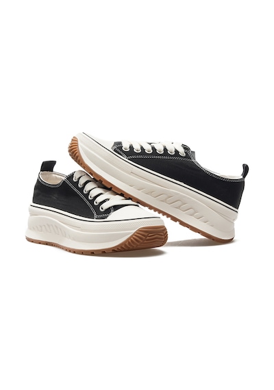 Lufian Shay Kadın Tekstil Casual Ayakkabı 24k 121230006 Z Siyah Siyah