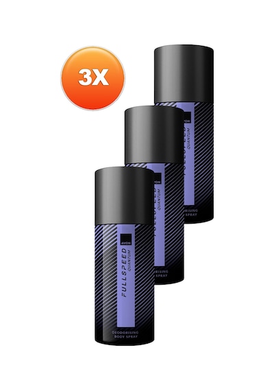 Full Speed Quantum Erkek Sprey Deodorant 150ml Üçlü Paket