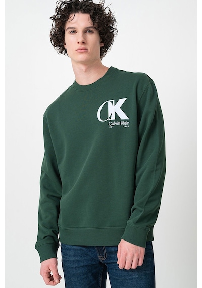 Calvin Klein Erkek Sweatshirt Haki