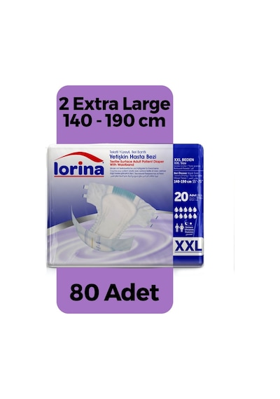 Hasta Bezi Xxlarge 20'li 4 Adet - 200 Ml Bariyer Kremi Hediyeli 2XL