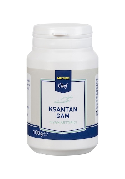Metro Chef Ksantan Gum 100 G Gıda Kıvam Arttırıcı 6'li Avantaj Paketi - 6 Adet Tarı