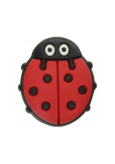 Crocs Jibbits Kırmızı Ladybug Terlik Süsü 001