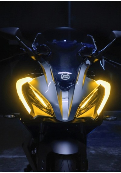 Cf Moto 250 Sr Led Sarı Sticker Folyo