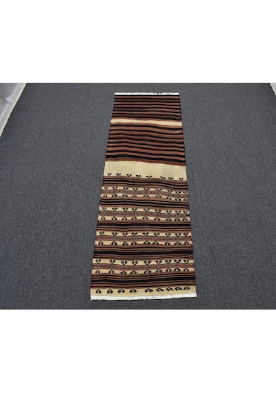Zehra Abla Halı Antika El Dokuma Nadir İnce Yağcıbedir Balıkesir Yörük Yün Kilim 7005 Çok Renkli