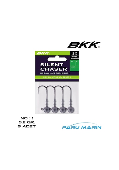 BKK Silent Chaser Round Head Jig Head 5.2gr. #1