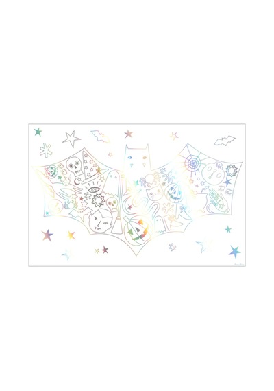 Meri Meri - Halloween Colouring Posters - Cadılar Bayramı Boyama Posterleri 2'li 0 - 99