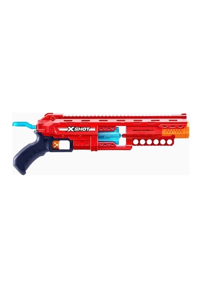 X Shot X-shot Excel Caliber S1 6 Atışlı Döner Namlulu Oyuncak Tabanca Nerf, Oyuncak Tabanca Kırmızı