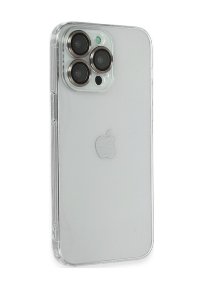 Apple iPhone  Uyumlu- 13 Pro Kılıf Luko Lens Silikon -yeşil