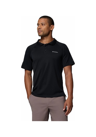 Columbia Men's Alpine Chill Pro Erkek Polo Yaka Tişört Ao3828 Siyah