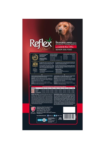 Plus Orta Büyük Irk Kuzu Yetişkin Köpek Maması 3 Kg