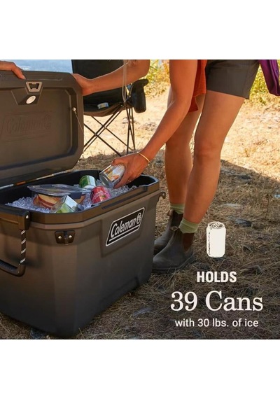 Soğutucu Buzluk - Coleman - Convoy 55 Qt - 52 Lt - Dark Storm Diğer