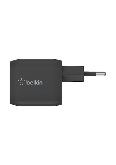 Belkin Wch011vfbk Boostcharge Pro 45w Gan Çift Usb-c Yüksek Hızlı Şarj Adaptörü - Siyah
