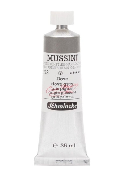 Schmincke Mussini Artist Yağlı Boya 35 ML Seri 2 792 Dove Grey
