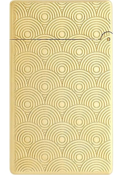 S.t. Dupont Initial Guilloche Gold Daire İşlemeli Puro Çakmağı 20845