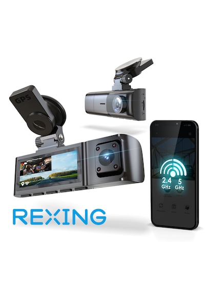 Rexing R316 4k Gps Wi-fi Araç Kamerası + 64gb Sd Kart Ve Acc Kit