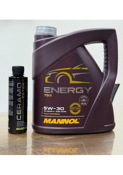 Mannol 5W-30 Energy 7511 Motor Yağı Ve Ceramo Seramik Ester Katkısı