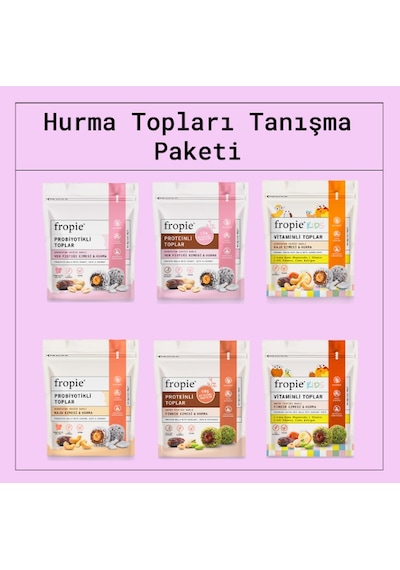 Fropie Meyve Topları Tanışma Seti 6 x 80 G