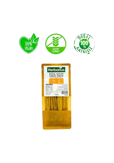 Herbarius Doğal Seylon Çubuk Tarçın 100 G