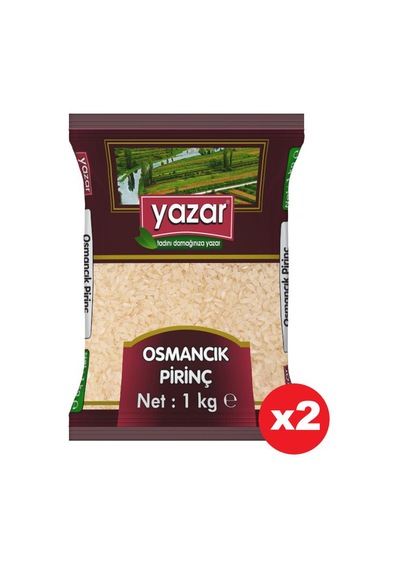 Yazar Osmancık Pirinç 2 x 1 KG