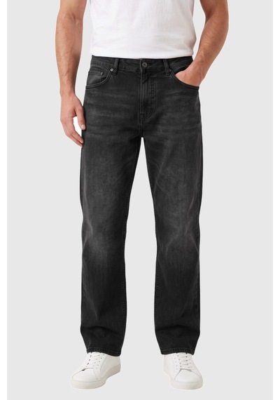 Deepsea Erkek Baggy Fit Likralı Siyah Kot Pantolon Bol Kesim Geniş Paça Taşlanmış Jean 2600058 Deepsea Erkek Baggy Fit Likralı Siyah Kot Pantolon Bol Kesim Geniş Paça Taşlanmış Jean 2600058
