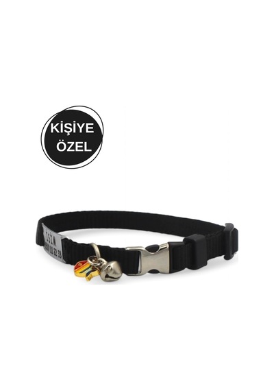 Caramelos İsimli Kedi Tasması, İsimlikli Kedi Tasması, Kedi Künyesi, Sallanmayan İsimlik, Kedi İsimlik Çelik Siya Diğer