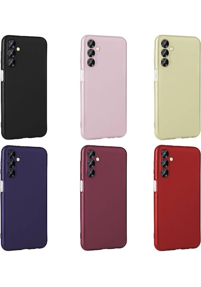 Noktaks - Samsung Galaxy Uyumlu M34 5g - Kılıf Mat Renkli Esnek Premier Silikon Kapak - Rose Gold