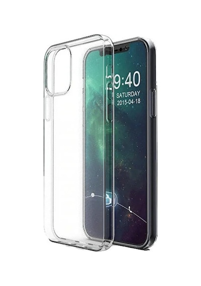 Apple Uyumlu iPhone 12 Mini Kamera Korumalı Şeffaf Yumuşak Silikon