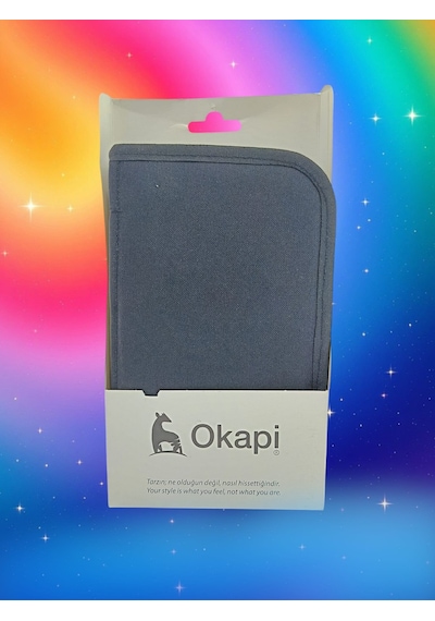 Elegance Okapi Kalem Çantası Tek Katlı Siyah Okp-123 Çok Renkli