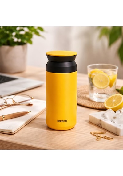 Rainbow Çelik Sızdırmaz Sarı Termos 350ml Genel