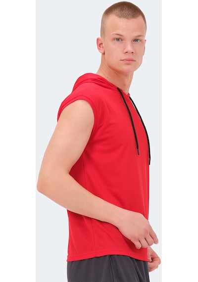 Slazenger RAG Erkek Kolsuz Kırmızı Tişört