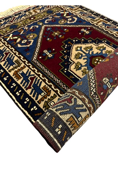 El Dokuma Sıfır Yahyalı Halısı 78x130 Kök Boya Yün Küçük Halı El Dokuma Sıfır Yahyalı Halısı 78x130 Kök Boya Yün Küçük Halı