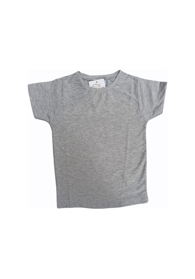 Özdemirli Bebe Unisex Çocuk Kısa Kollu T-shirt Gri
