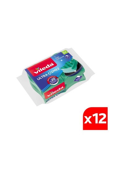 Vileda Çizmez Sünger Bulaşık Süngeri 12 x 2'li