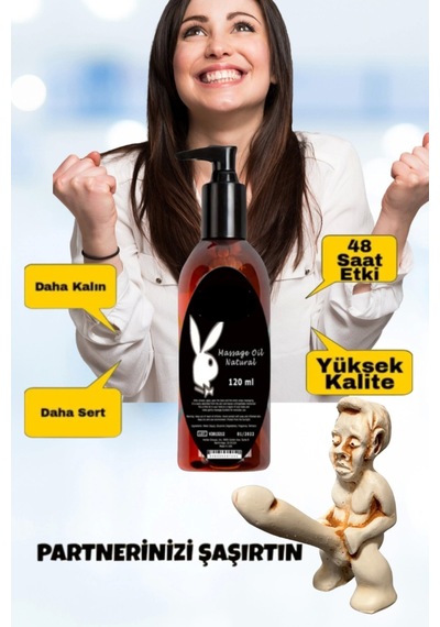 Şeftali Aromalı Doğal Yenilebilir Vücut Masaj Yağı Oil 120ml