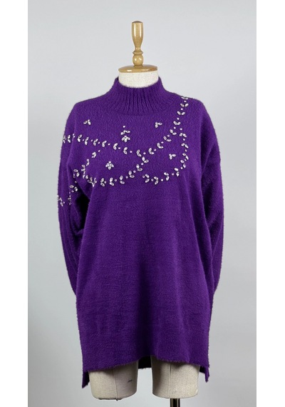Nuss Ns-26k7002-m Mor Renk Tunik Çok Renkli