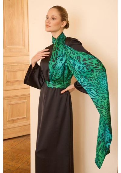 Senna Fıore Dress Yeşil Yeşil