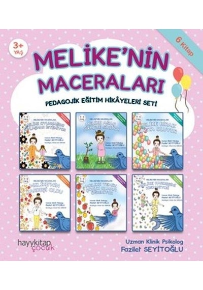 Melikenin Maceraları 6Lı Pedagojik Eğitim Hikyeleri Seti 6 Kitap