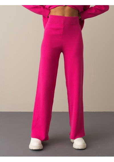 Xint Fuşya Regular Fit Triko Pantolon 850849