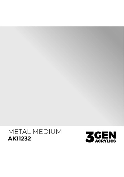 Ak Interactive 11232, 17 Ml. 3gen Metal Medium Metalik Renge Dönüştürücü Standart