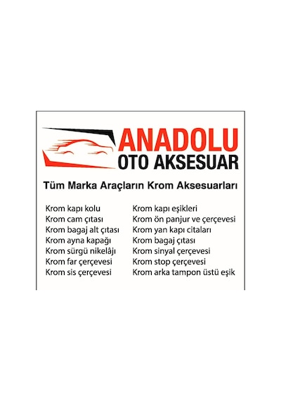 Citroen C4 Picasso Krom Kapı Kolu 4 Kapı 2007-2013