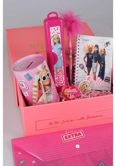 Dekomus Ile Barbie Özel Kutulu Lisanslı Full Okul Seti