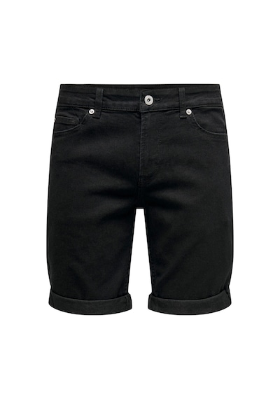 Only & Sons Erkek Kot Şort Onsply Black 4328 Shorts-22024328 001