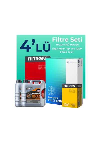 Mercedes Sprinter 416 Dizel Filtre Bakım Seti Liqui Moly Motor Yağlı 2011-2022 4 Lü 8200BKMFLSHNGFL26267